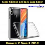 Silicone Gel Back Case Clear Cover For Huawei P Smart 2019 POT-LX1 Slim Fit Look